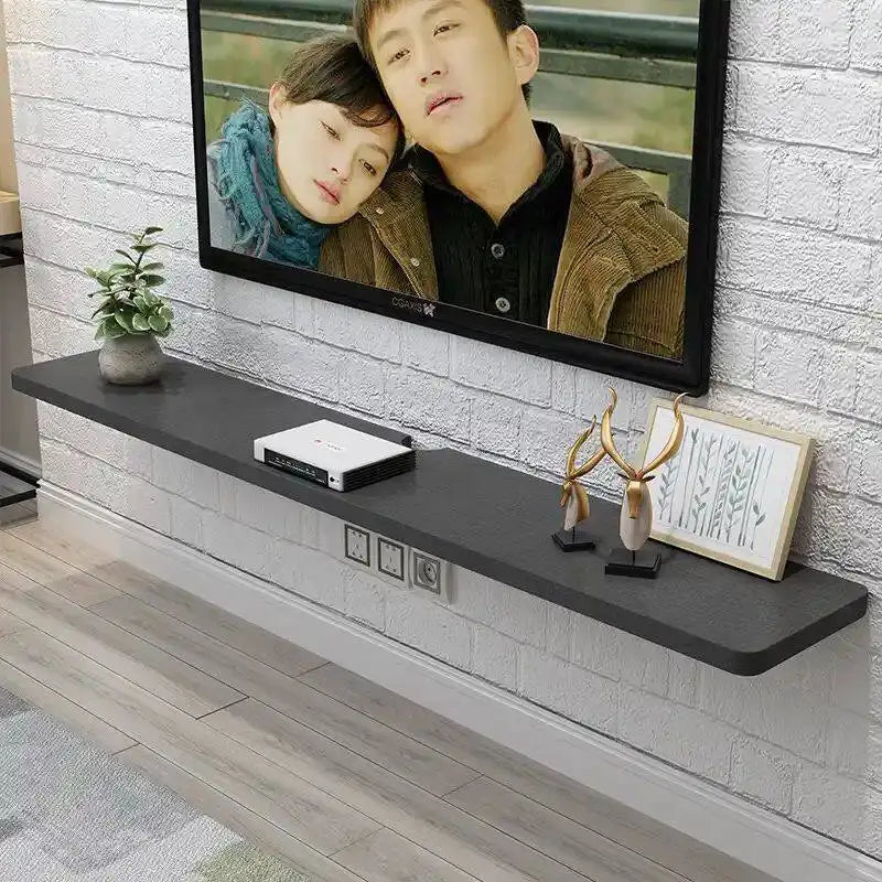 Wooden Modern Suspended Tv Stand