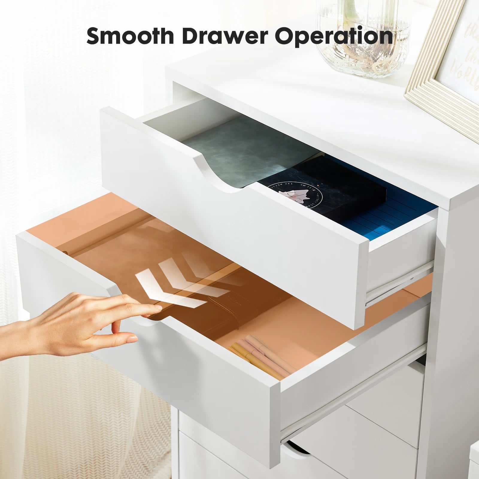 Dressers, Nightstand, Storage Cabinet, Office Mobile Cabinet, Living Room Organizer Rolling