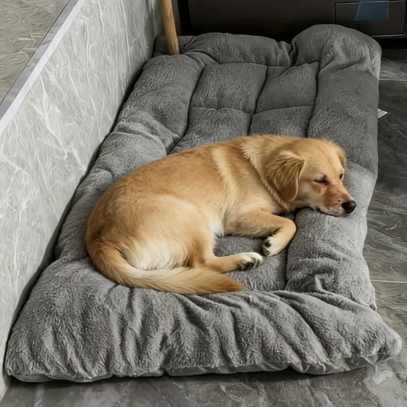 Extra Large Plush Dog Bed, Crate Mat Bed For Small Medium Large Dog Bed