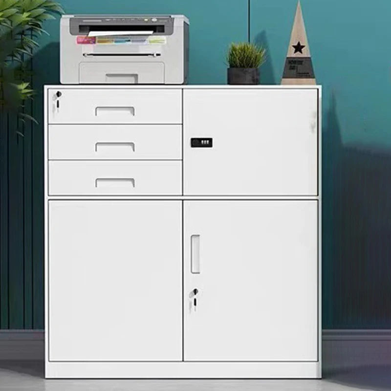 3/4/5 Drawer Office Filing Cabinet, Lock, Dividers Storage Filing Cabinets Living Room Organizer Cabinet Kitchen Home Furniture