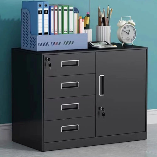 3/4/5 Drawer Office Filing Cabinet, Lock, Dividers Storage Filing Cabinets Living Room Organizer Cabinet Kitchen Home Furniture