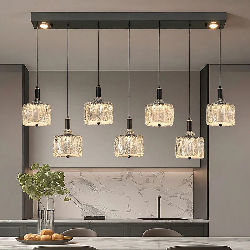 Modern crystal chandelier