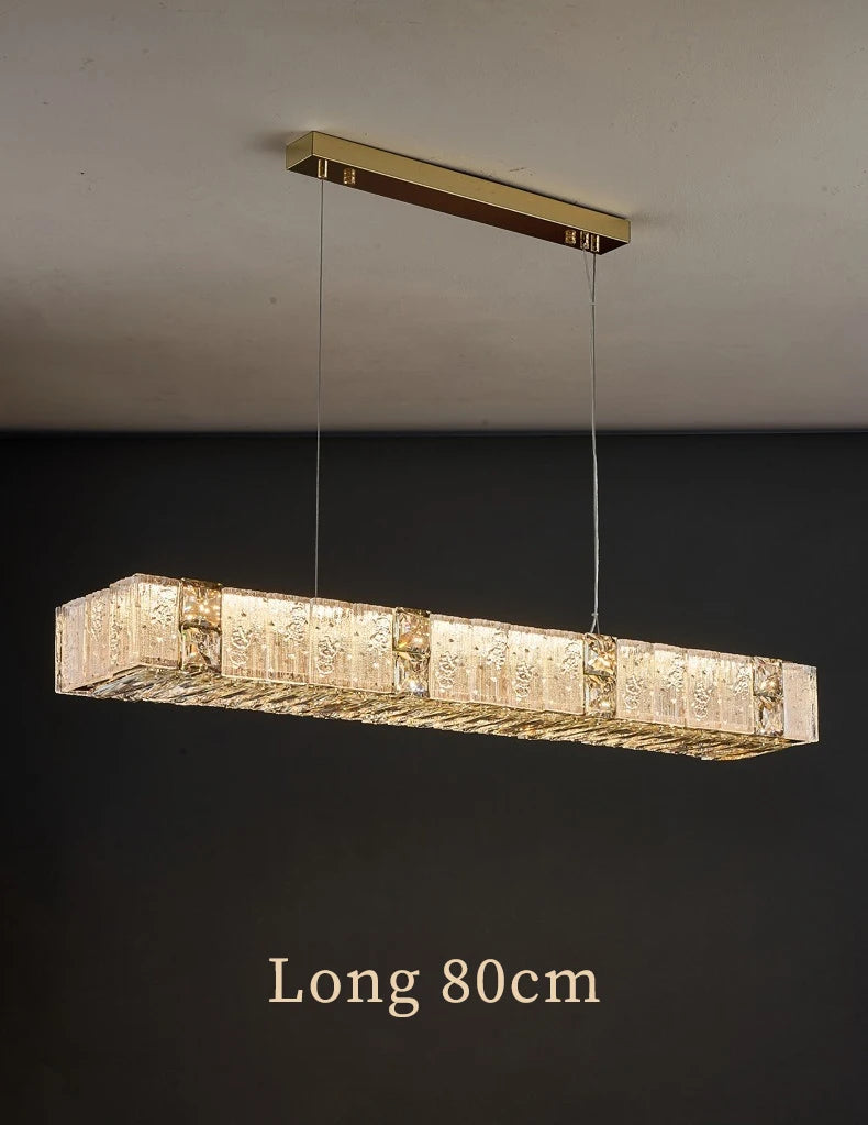 Crystal Chandelier Luxury Gold For Dining Living Room Kitchen Bedroom