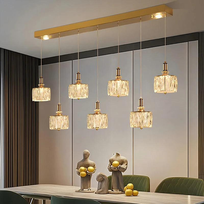 Modern crystal chandelier