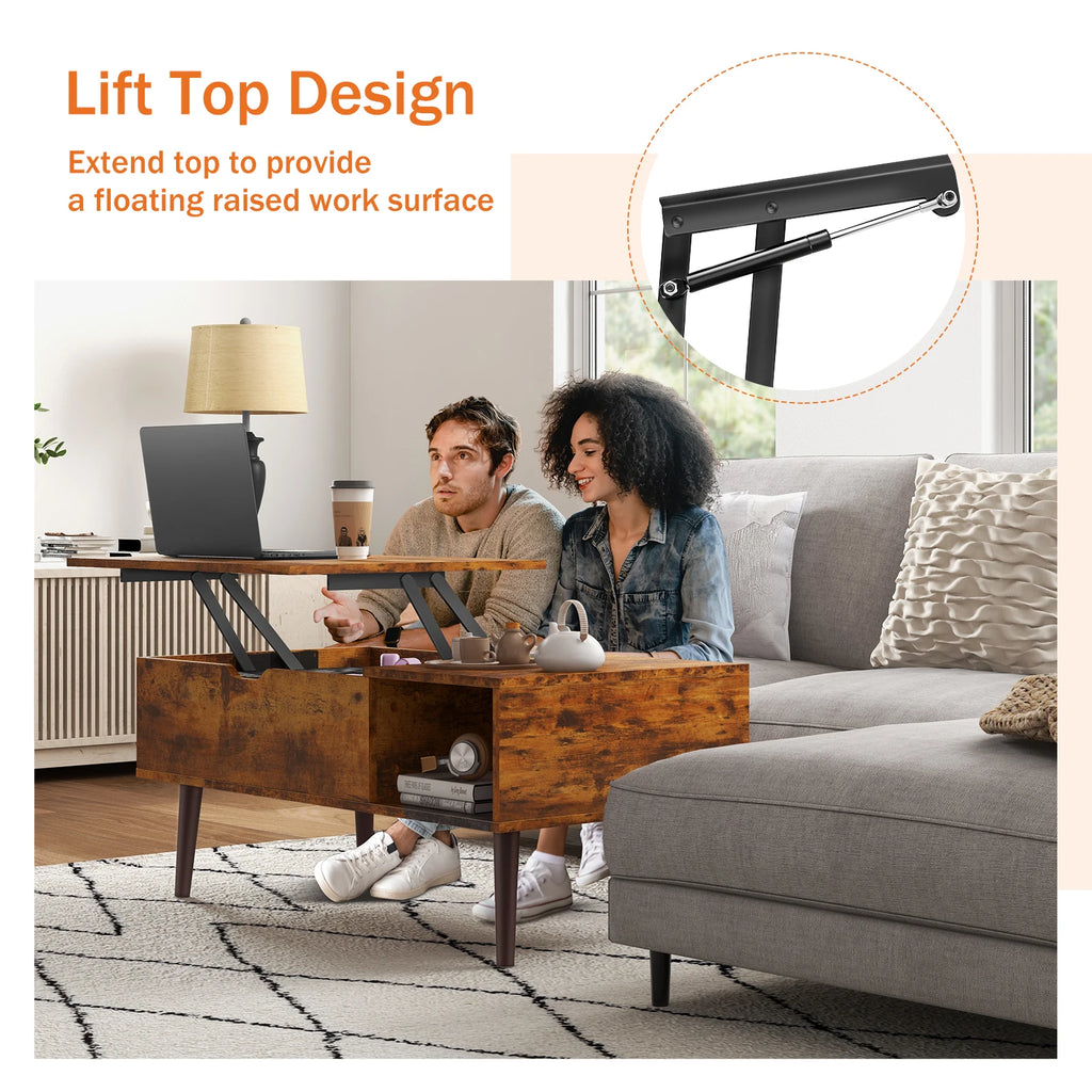 Lift Top Coffee Tables For Living Room 39.37"x19.7"