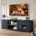 69" Fluted TV Stand Storage Console 3 Drawers.