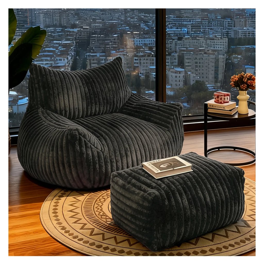 Reading Chair Bean Bag Chairs, Living Room Furniture, Density Foam Couch, Floor Lazy Soft.
