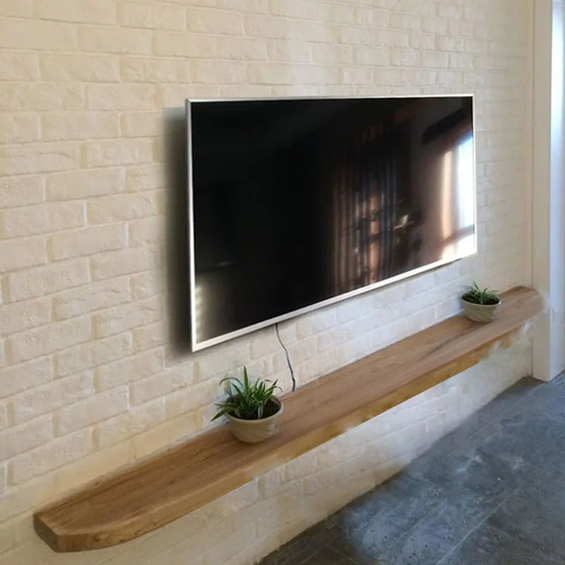 Wooden Modern Suspended Tv Stand
