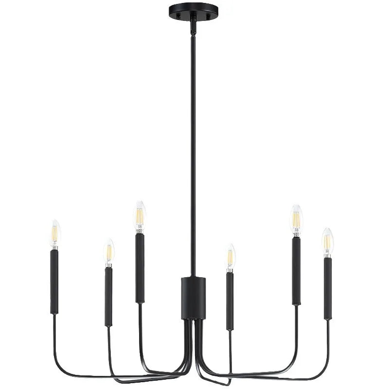 Retro Loft Candle Chandeliers