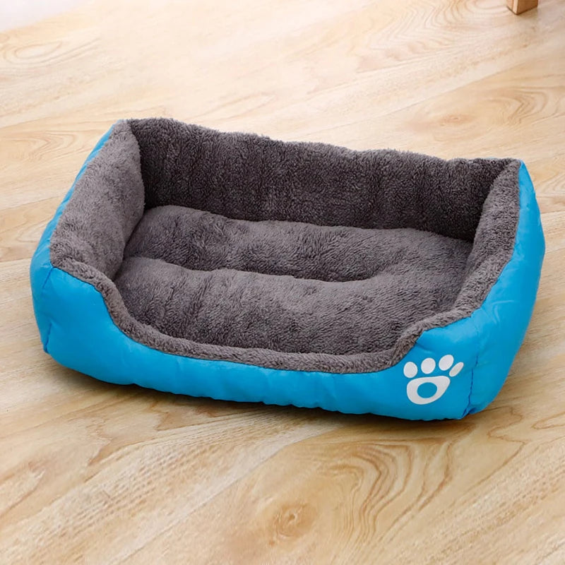 Black Dog Bed Plush Sleeping Bed for Large, Medium and Small Dogs, Non-Slip and Bite-Resistant.