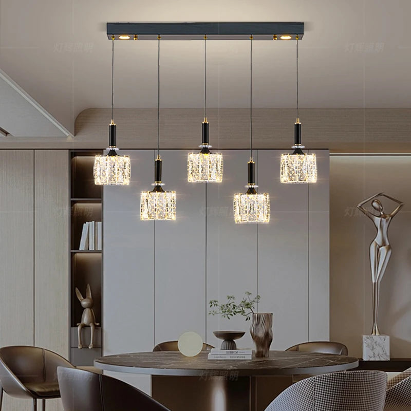 Modern crystal chandelier
