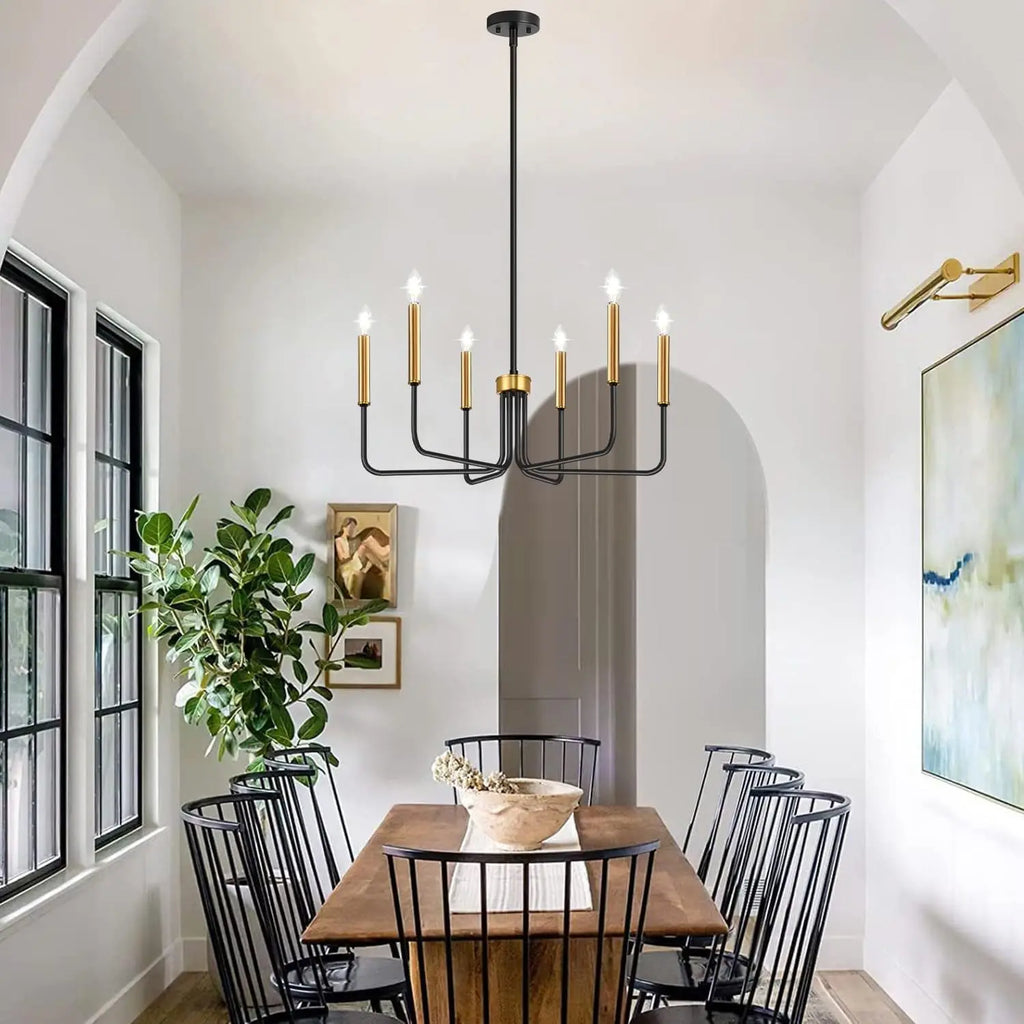 Retro Loft Candle Chandeliers