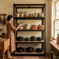 Adjustable Pantry Shelf Food Storage Organizer for Kitchen, Living Room Plant Stand & Display Rack, No-Tool Assembly