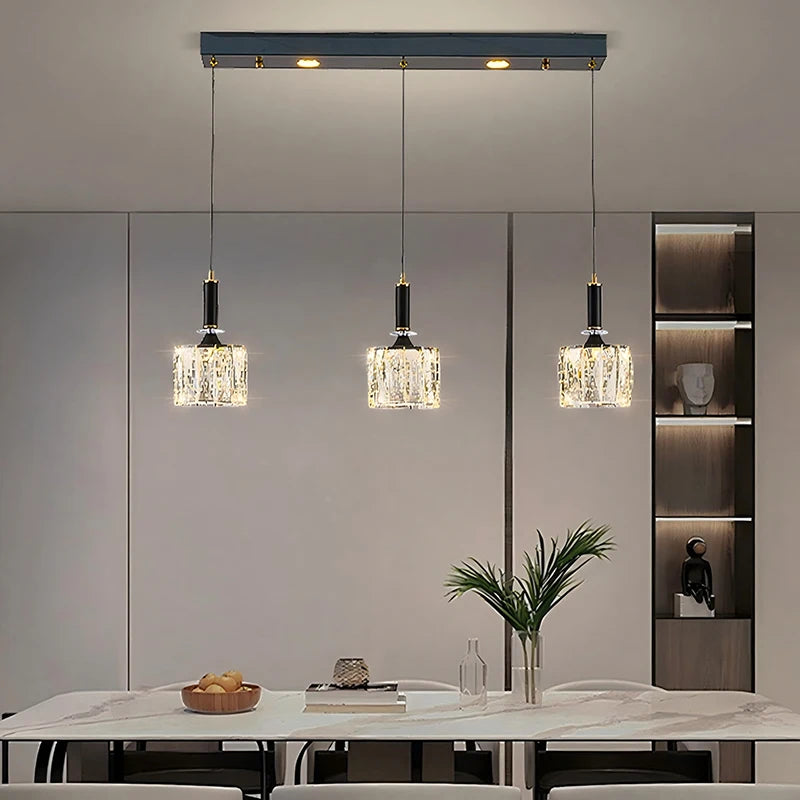 Modern crystal chandelier