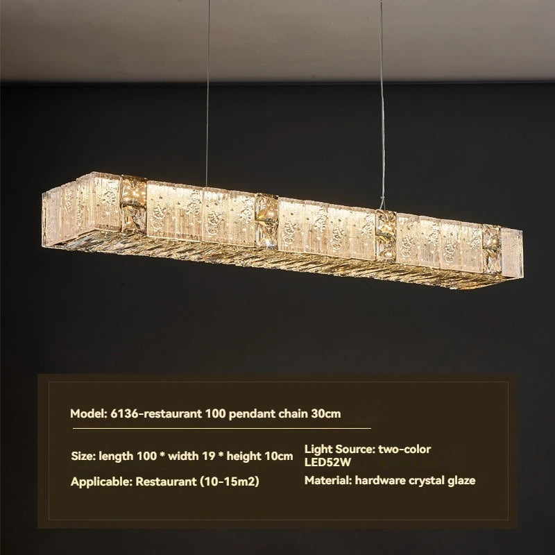 Crystal Chandelier Luxury Gold For Dining Living Room Kitchen Bedroom