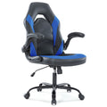 JHK Ergonomic Office Computer Home Gaming Desk Chair Adjustable PU Leather Racing Chair Flip-up Armrest.