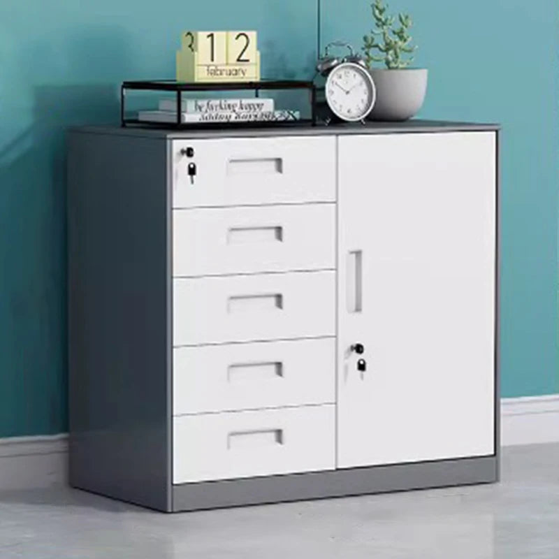 3/4/5 Drawer Office Filing Cabinet, Lock, Dividers Storage Filing Cabinets Living Room Organizer Cabinet Kitchen Home Furniture